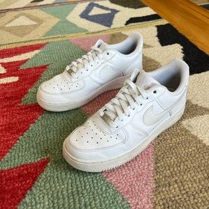 Nike white Air Force 1 women’s size 8.5